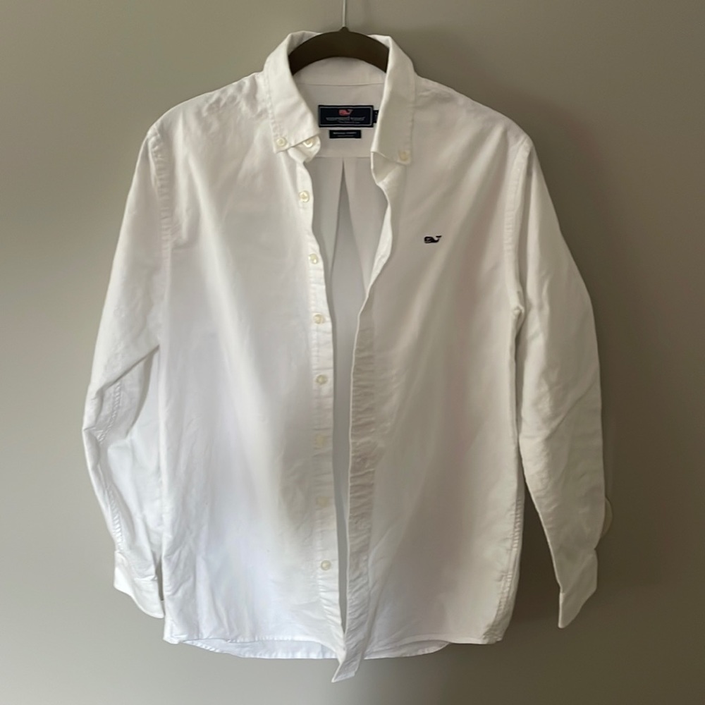 Boys sz 18 Vineyard Vines Whale Oxford